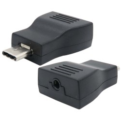 Adapter USB Type C Hann til 3,5 mm lydkvinne