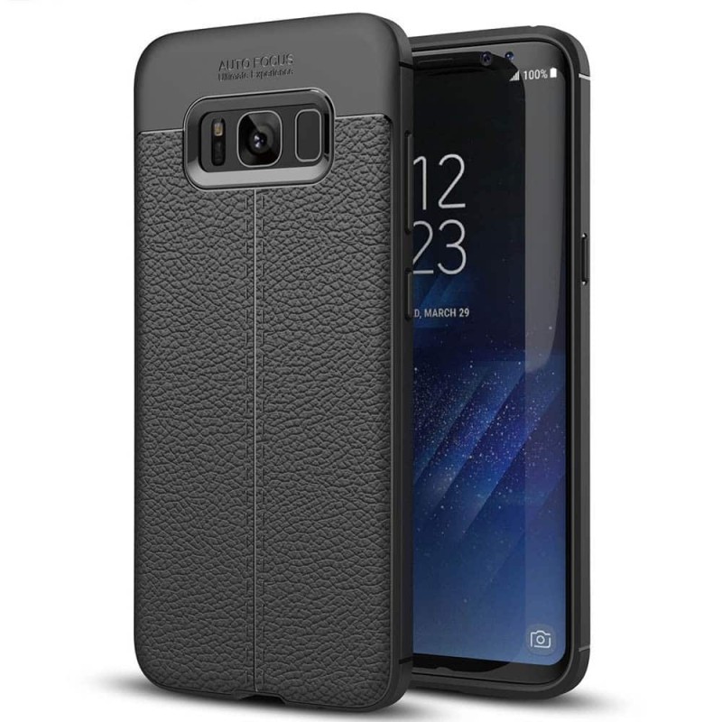 Samsung Galaxy S8 Plus nahkakuvioinen silikoni TPU-matkapuhelimen kotelo