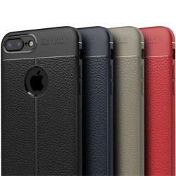 Läder mönstrat TPU skal Apple iPhone 7 Plus
