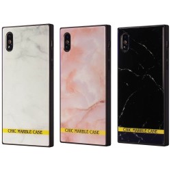 Chic marmor mobilskal av härdat glas Apple iPhone X CaseOnline