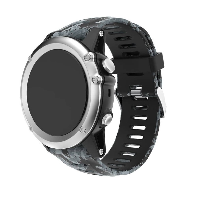 Camo Armband Garmin Fenix 3 / 5X (Mgrå)