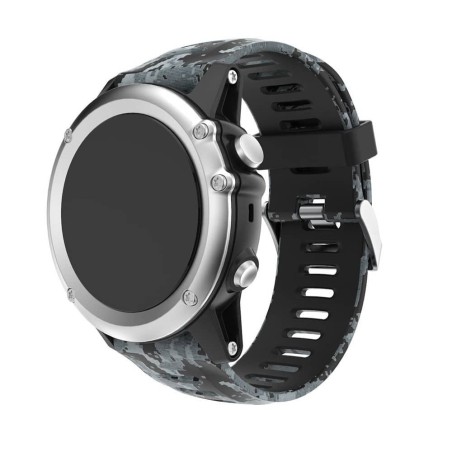 Camo Armband Garmin Fenix 3 / 5X (Mgrå)