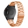 Rannekoru RSF-teräs Garmin Fenix 3 / 5X (Rosè)