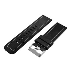 Läder Armband Garmin Fenix 3 / 5X (Svart)