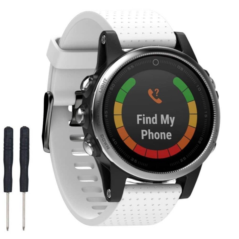 Sport Garmin Fenix 5S - valkoinen