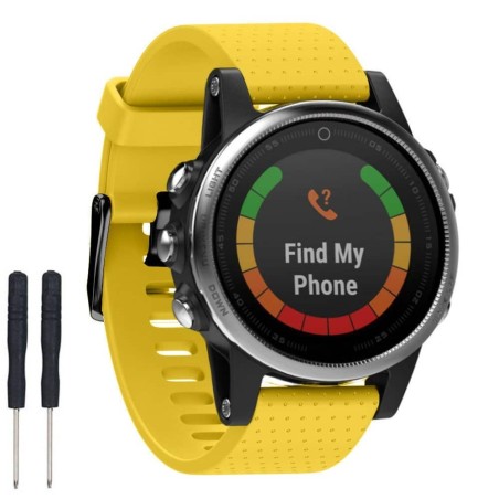 Sport Garmin Fenix 5S - keltainen