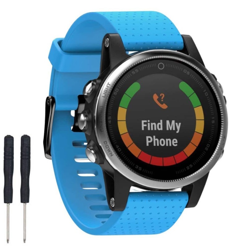 Sport Armband Garmin Fenix 5S - LjusBlå