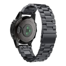 Armband rostfritt stål Garmin Fenix 5S caseonline