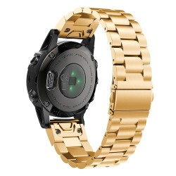 Armband rostfritt stål Garmin Fenix 5S Guld CaseOnline