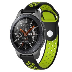 EBN Sport -rannekoru Samsung Galaxy Watch 46mm-Musta / Vihreä