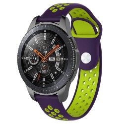 EBN Sport Armband Samsung Galaxy Watch 46mm-Lila/grön