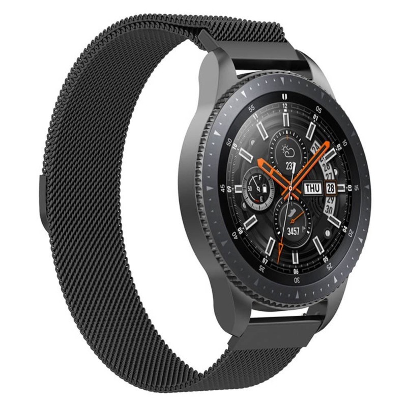 Milanese RSF stål Armband Samsung Galaxy Watch 46mm-Svart