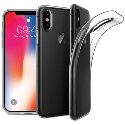 Apple iPhone X Silikon skal Transparent mobil skal skydd CaseOnline
