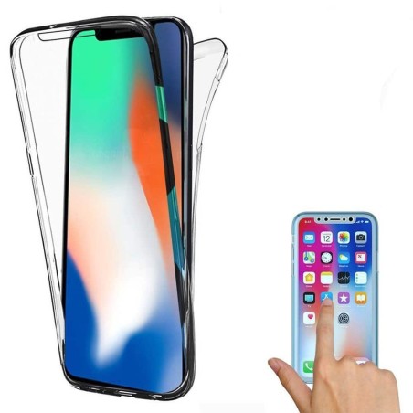 360 heltäckande silikon skal Apple iPhone XS Max mobilskal skydd
