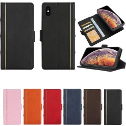 Retro Book Wallet 2i1 Apple iPhone XS Max magnetiskt fodral mobilskal