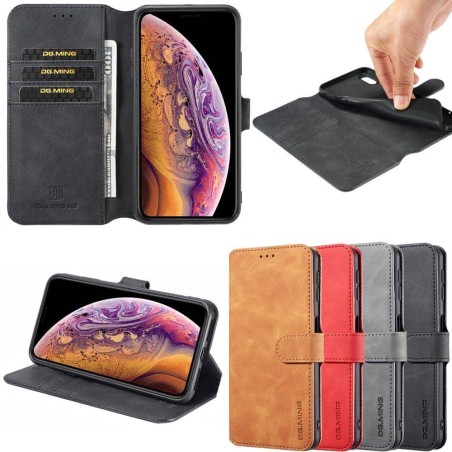 DG-Ming mobilplånbok 3-kort Apple iPhone XS Max