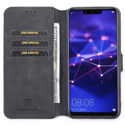DG-Ming Mobil lommebok 3-kort Huawei Mate 20 Lite (SNE-LX1) Mobiltelefon veske