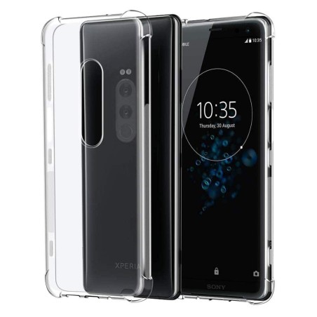 Shockproof silikon skal Sony Xperia 1 mobilskal skydd stöttåligt caseonline