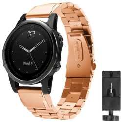 Kaufen Edelstahl Uhrarmband Garmin Fenix 5S / 5S Plus - Rosè | CaseOnline.de